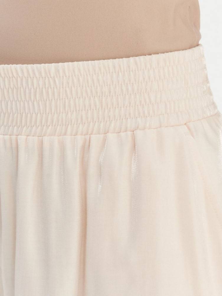 LIU JO LAMINATED FABRIC BERMUDA SHORTS