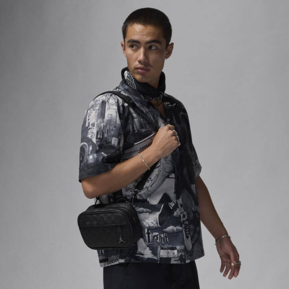 NIKE JORDAN MONOGRAM CAMERA BAG