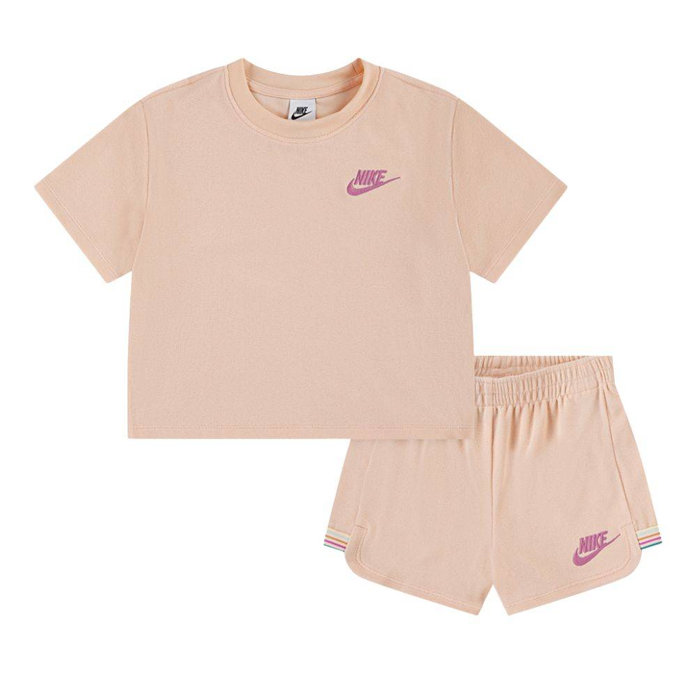 NIKE LITTLE GIRLS LETS ROLL TOWEL TERRY SET