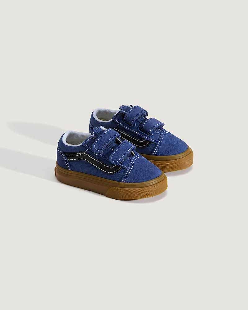 VANS TODDLER OLD SKOOL V GUM SHOES (1-4 YEARS)