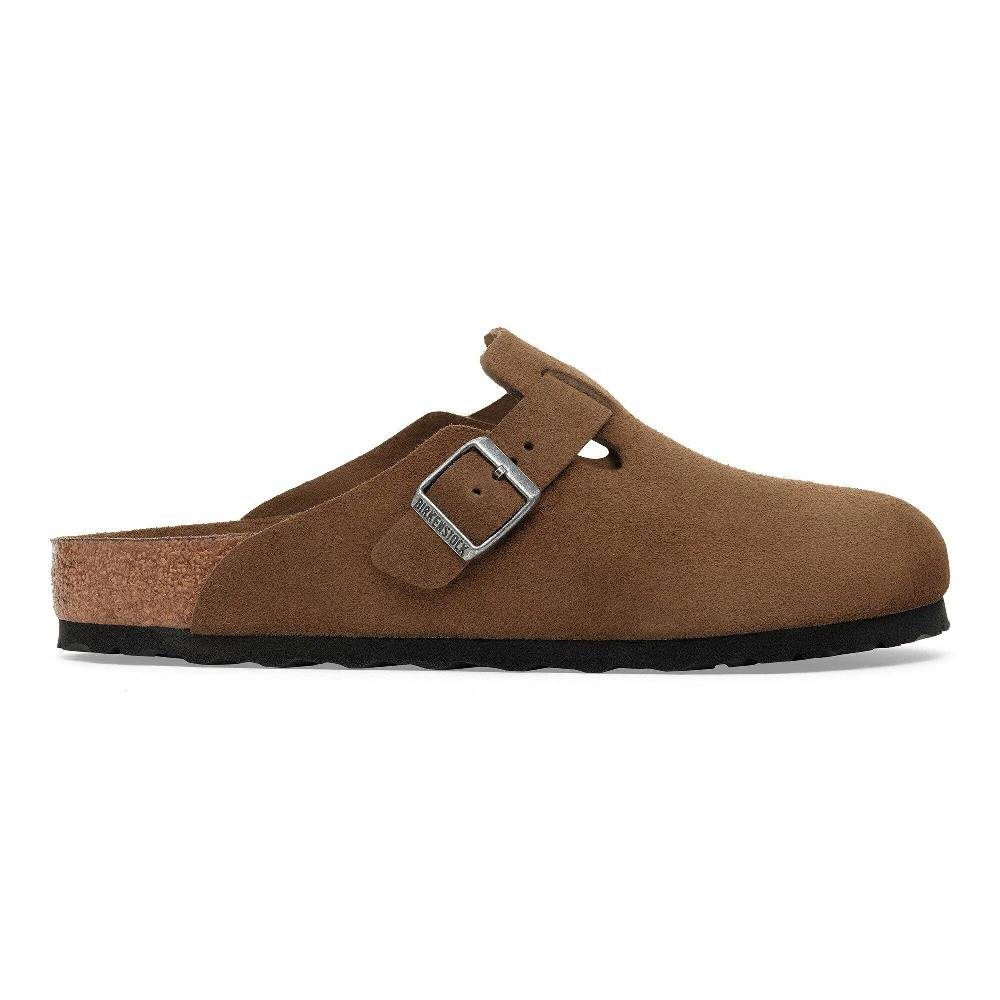 BIRKENSTOCK BOSTON SOFT FOOTBED SUEDE LEATHER NARROW