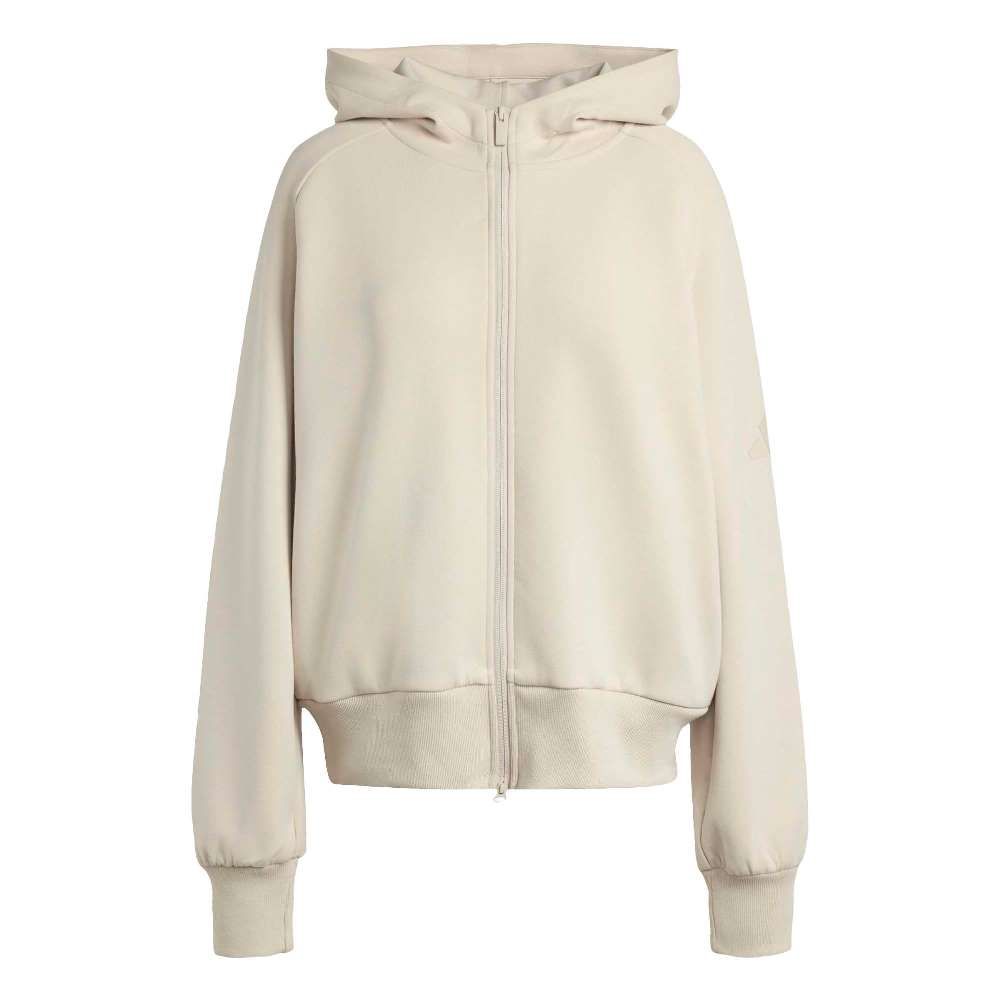 ADIDAS SOFT LUX FULL-ZIP HOODIE
