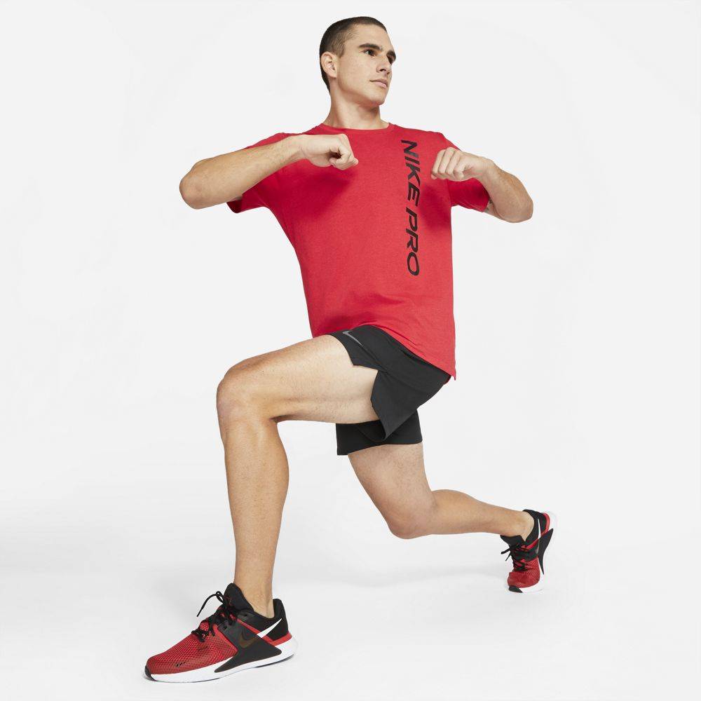 NIKE PRO DRI-FIT SHORT-SLEEVE BURNOUT TEE