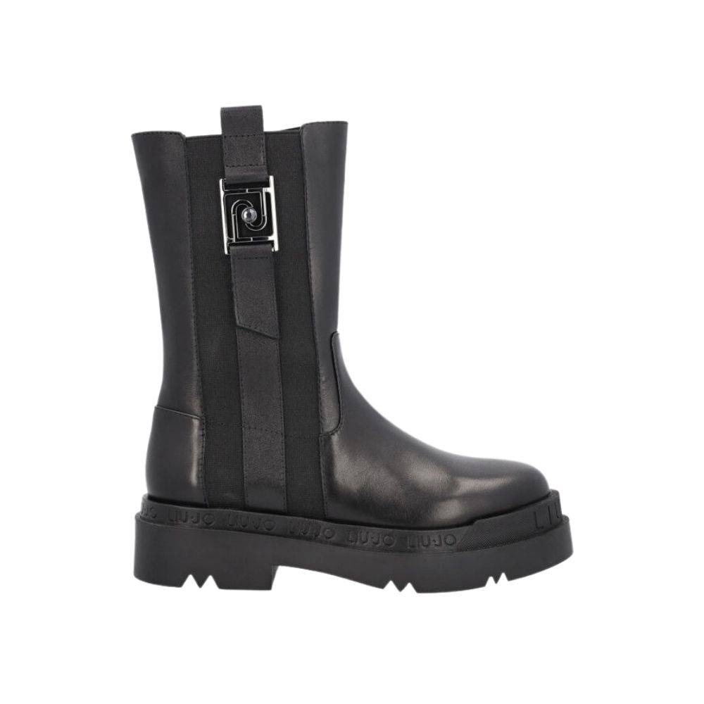 LIU JO LOVE 10 PLATFORM BOOTS WITH LOGO