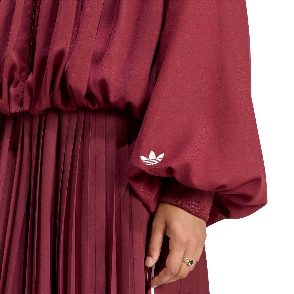 ADIDAS ORIGINALS SATIN PLEATED TRACK TOP