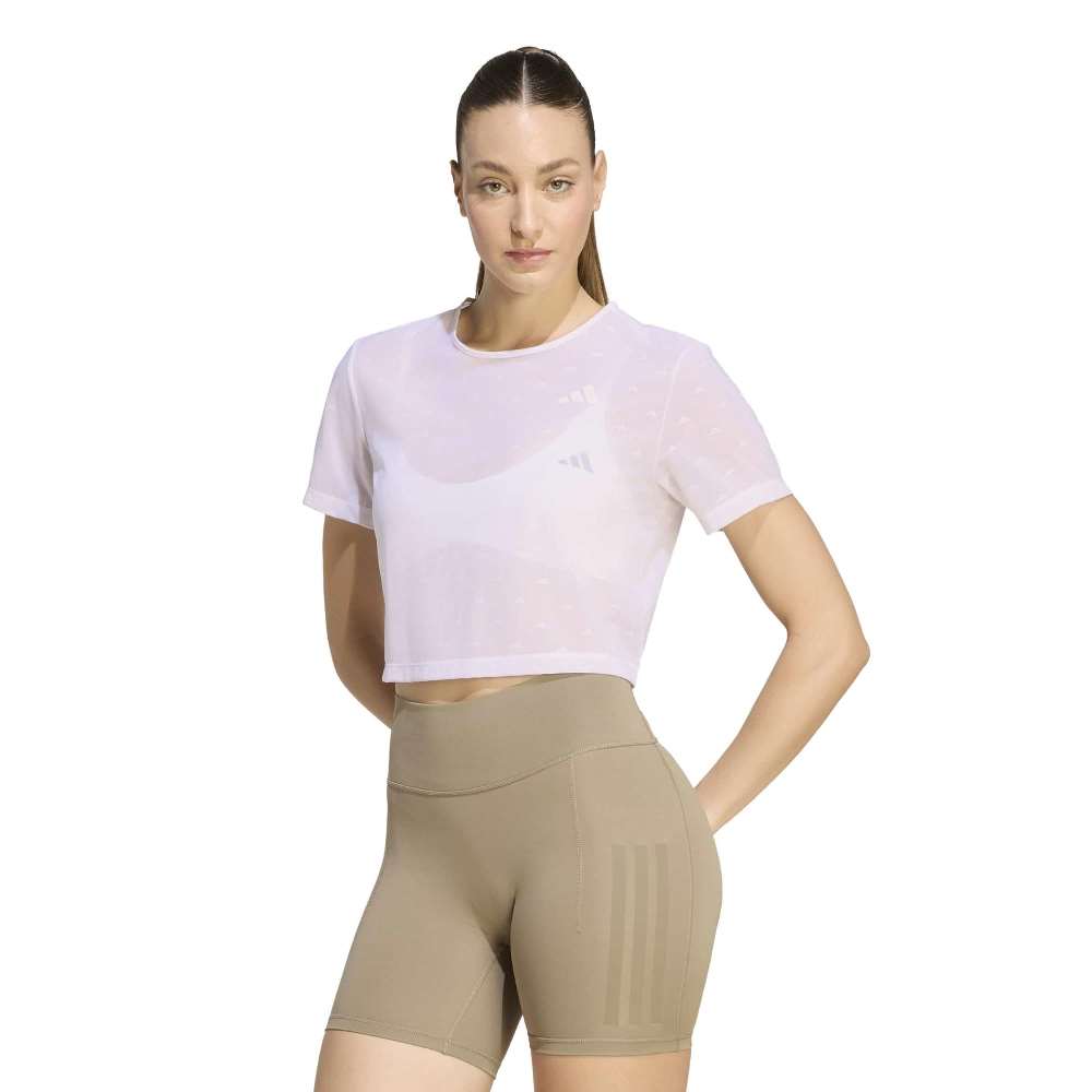 ADIDAS STRENGTH ESSENTIALS WORKOUT BOXY MESH T-SHIRT