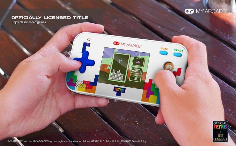 MY ARCADE GAMER V CLASSIC TETRIS PORTABLE GAMING SYSTEM (201 GAMES IN 1)