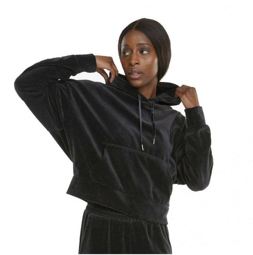 PUMA WOMENS HER VELOUR HOODIE