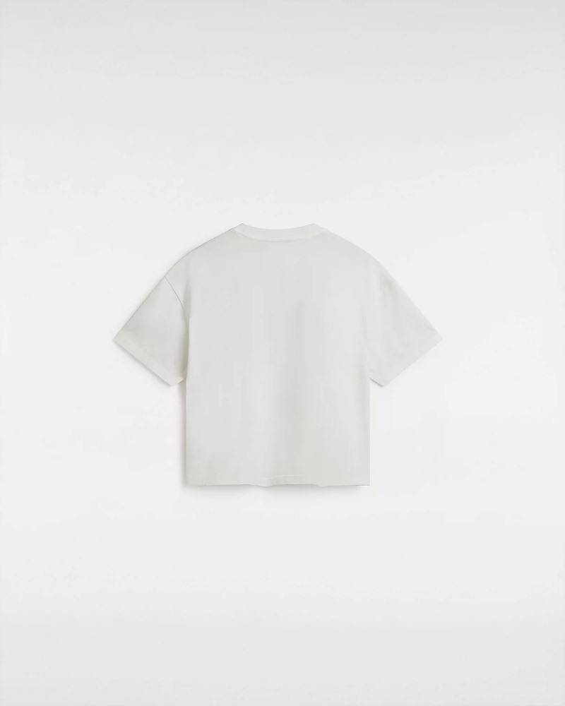VANS FLEURS OVERSIZED CROP SS TEE