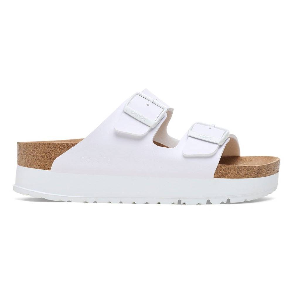 BIRKENSTOCK ARIZONA PLATFORM FLEX BIRKO-FLOR VEG NARROW PAPILLIO