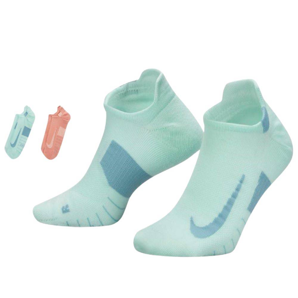 NIKE MULTIPLIER NO-SHOW 2-PAIRS SOCK