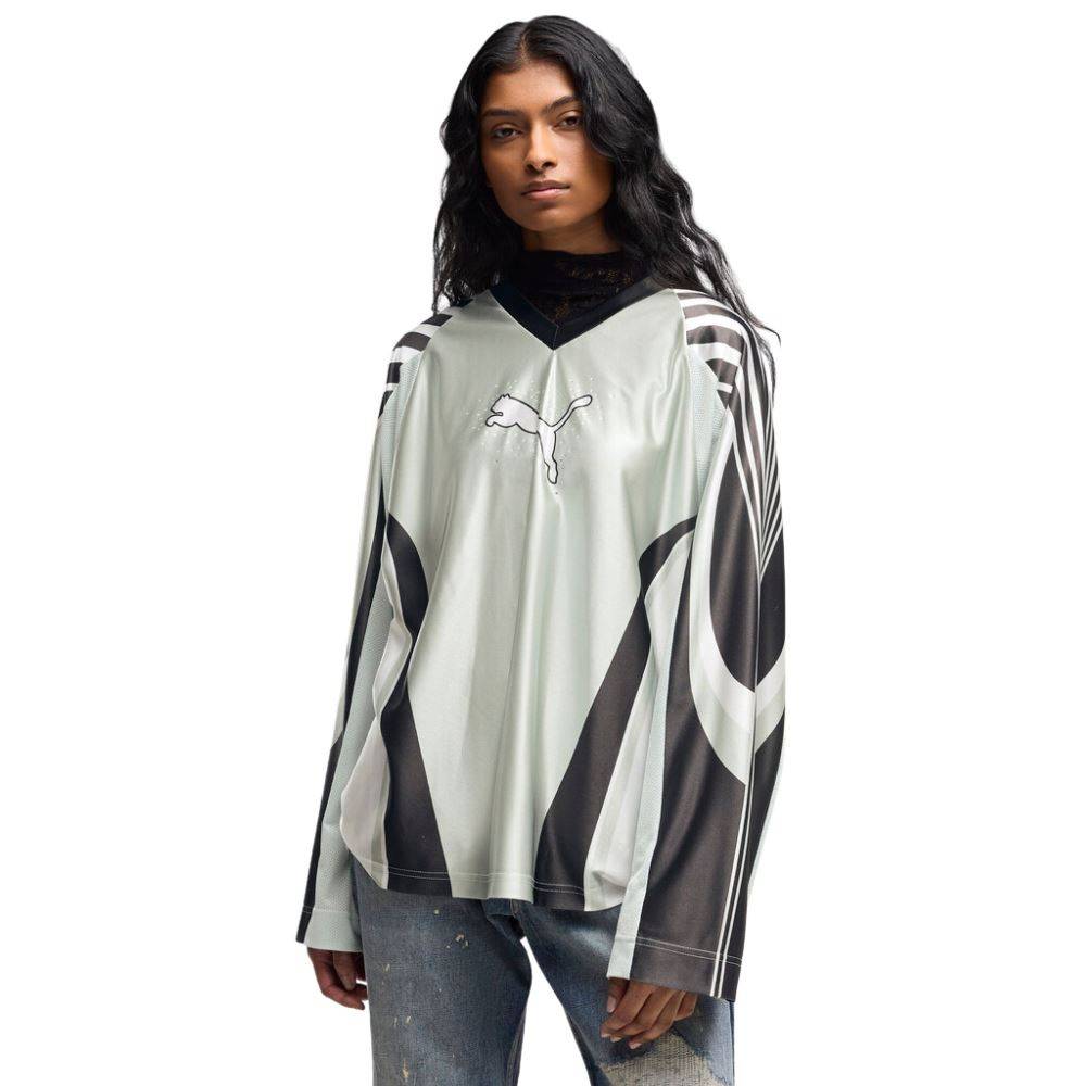 PUMA STREET GLAM OVERSIZED BEDAZZLED JERSEY