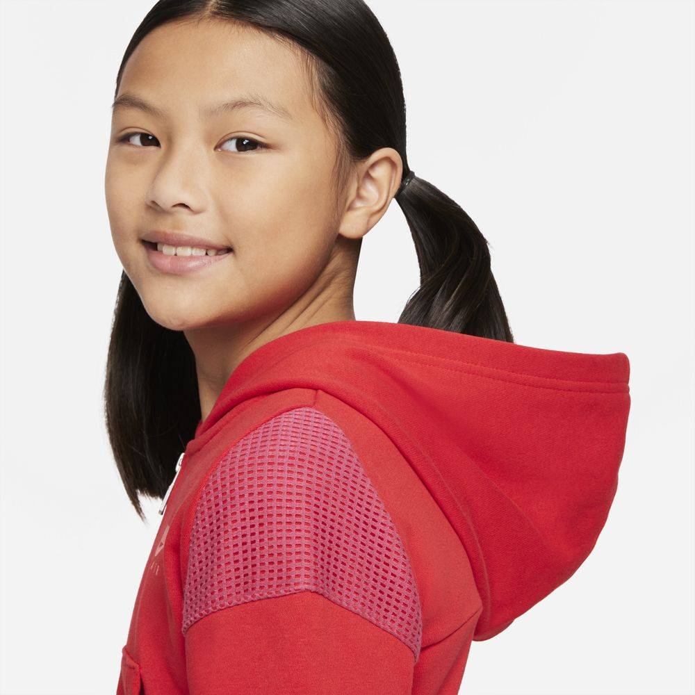 NIKE NSW GIRLS FRENCH-TERRY FULL ZIP HOODIE