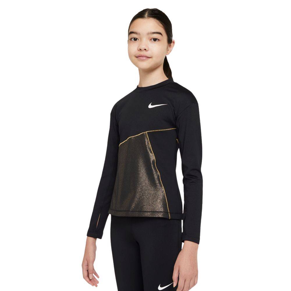 NIKE GIRLS PRO WARM LS TOP