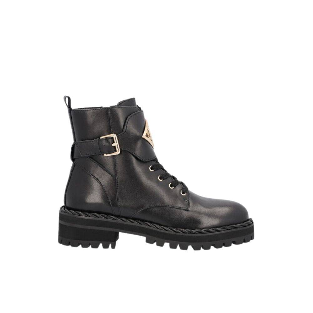 LIU JO PINK 127 BIKER CALF COMBAT BOOT
