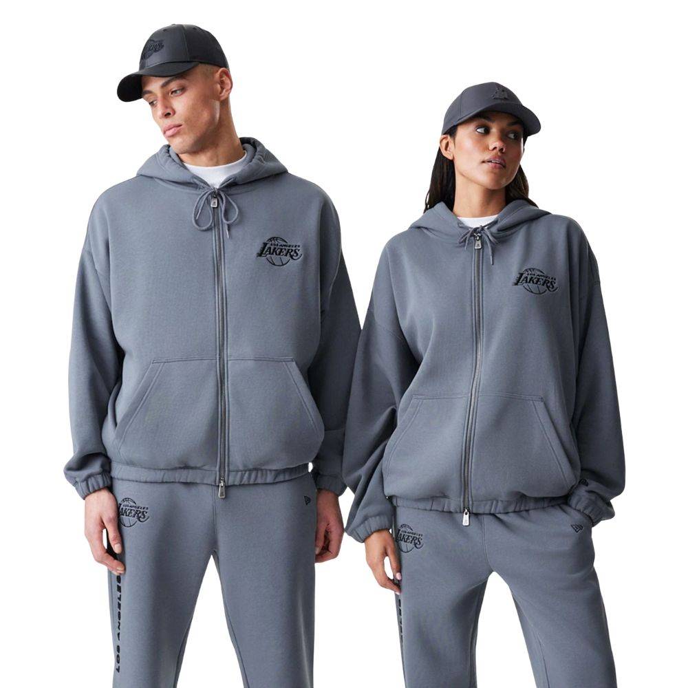 NEW ERA NBA LINEAR OS ZT HOODIE LA LAKERS