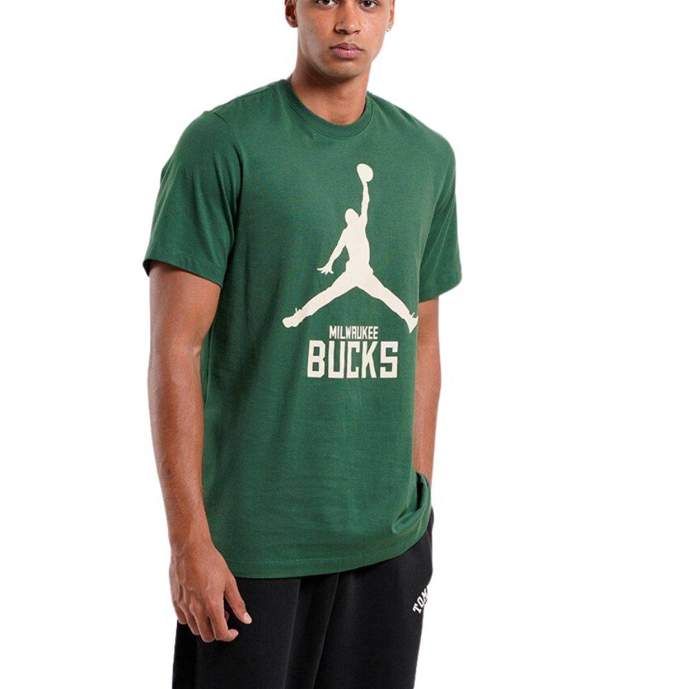 NIKE NBA JORDAN MILWAUKEE BUCKS SS TEE