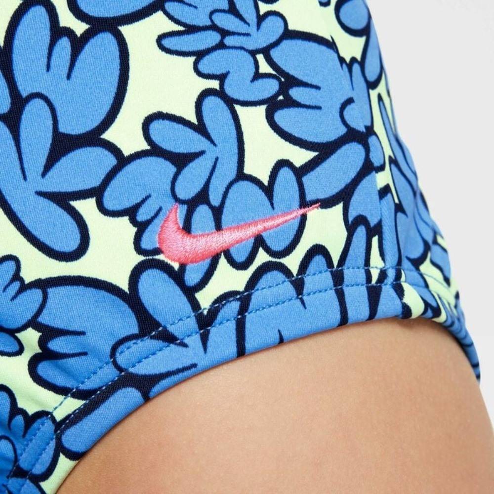 NIKE LITTLE GIRLS BUBBLE SCRIPT LONG SLEEVE ONE PIECE