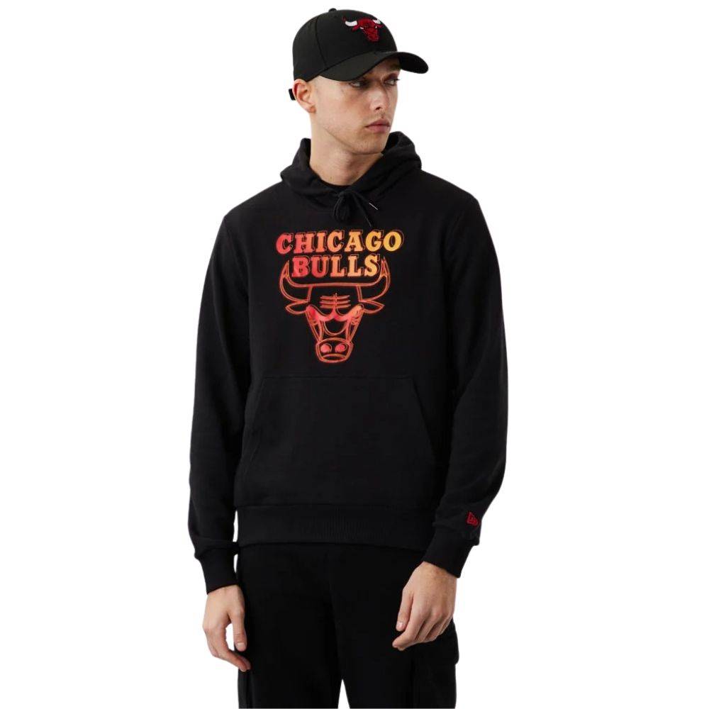 NEW ERA NBA CHICAGO BULLS NEON FADE HOODIE