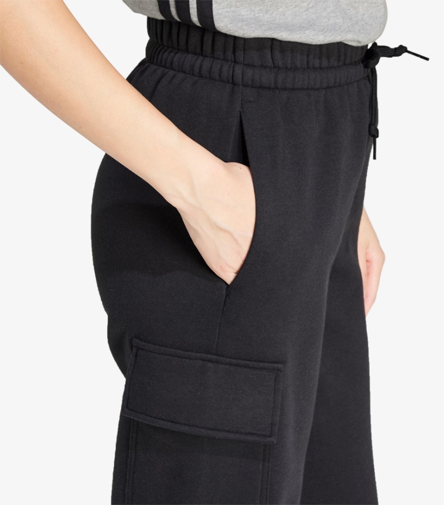 ADIDAS ESSENTIALS LINEAR FLEECE CARGO PANTS