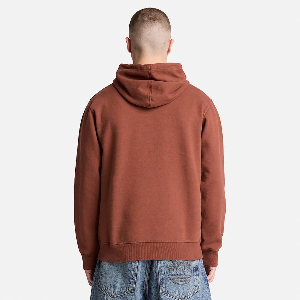 TIMBERLAND ESTABLISHED 1973 EMBROIDERED LOGO BB HOODIE