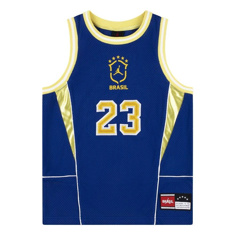 NIKE JORDAN BOYS WORLD CUP BRASIL MESH JERSEY