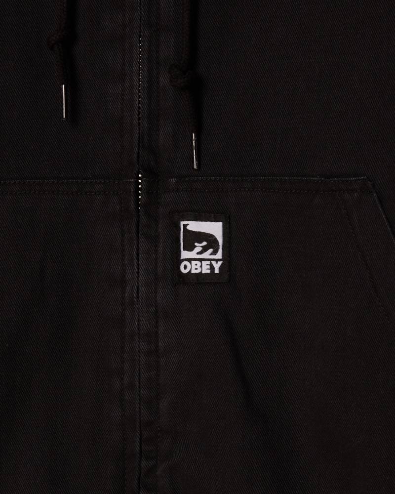 OBEY RANDY ZIP UP HOOD