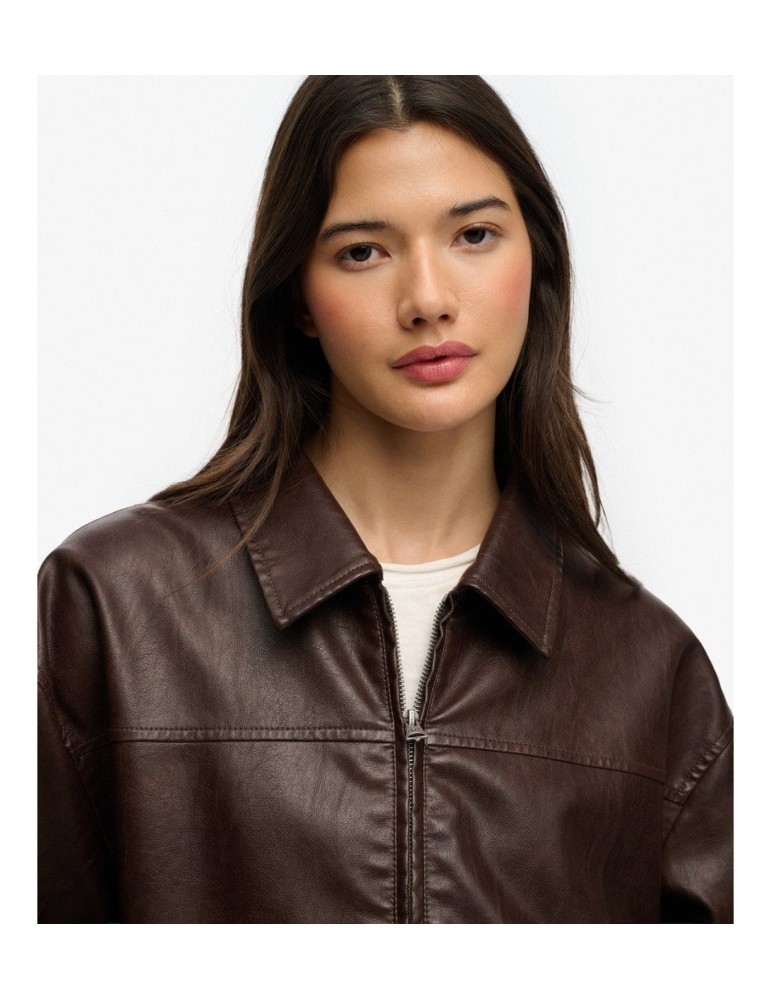 SUPERDRY COLLARED OVERSIZED BOMBER