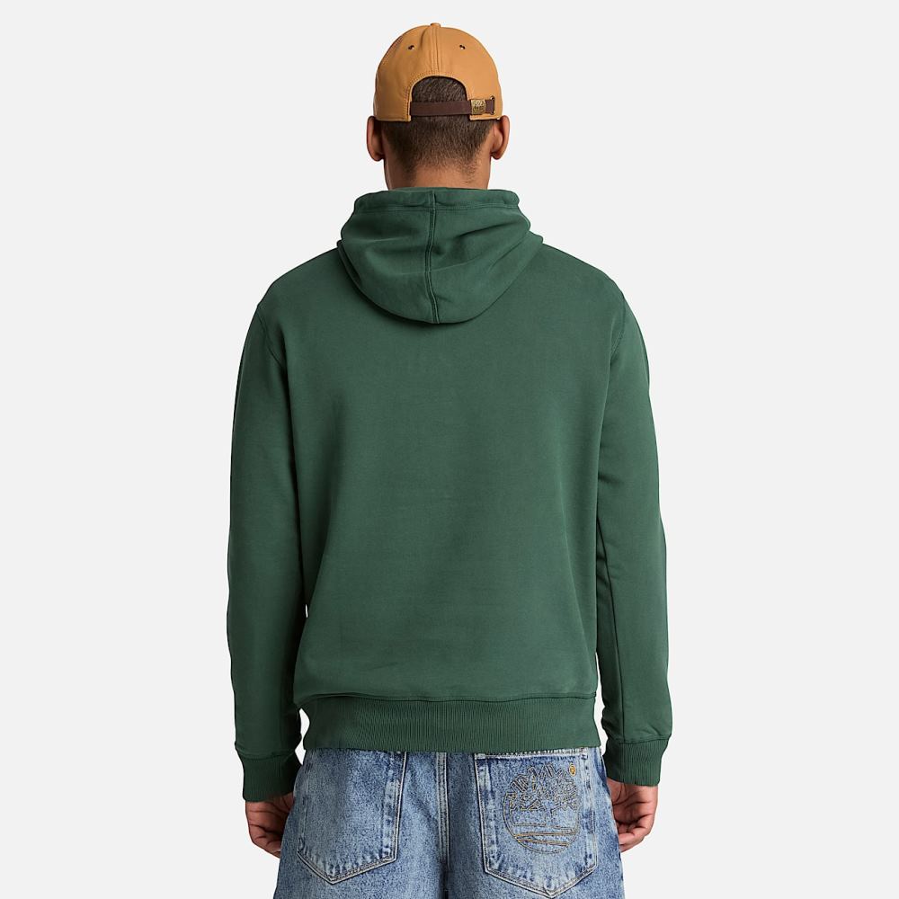 TIMBERLAND ESTABLISHED 1973 EMBROIDERED LOGO BB HOODIE