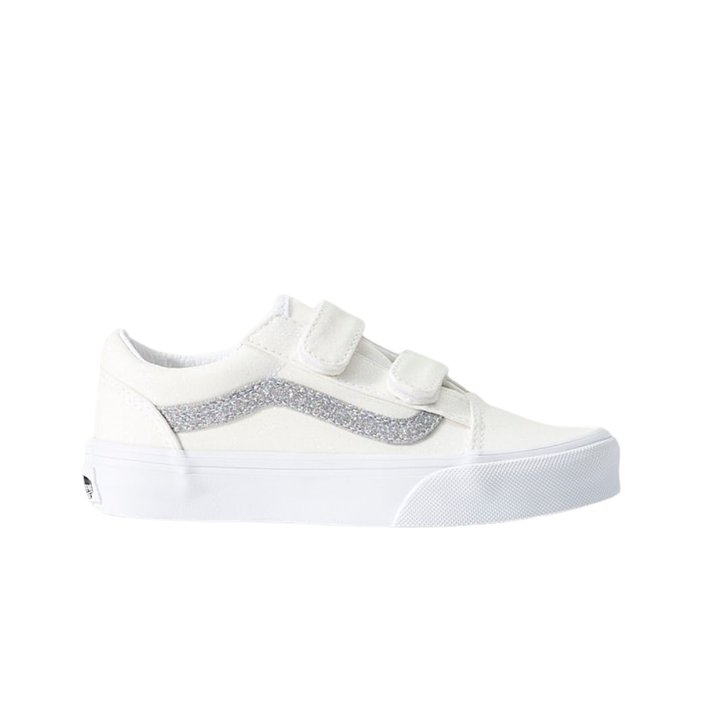 VANS KIDS OLD SKOOL V GLITTER SHOES (4-8 YEARS)