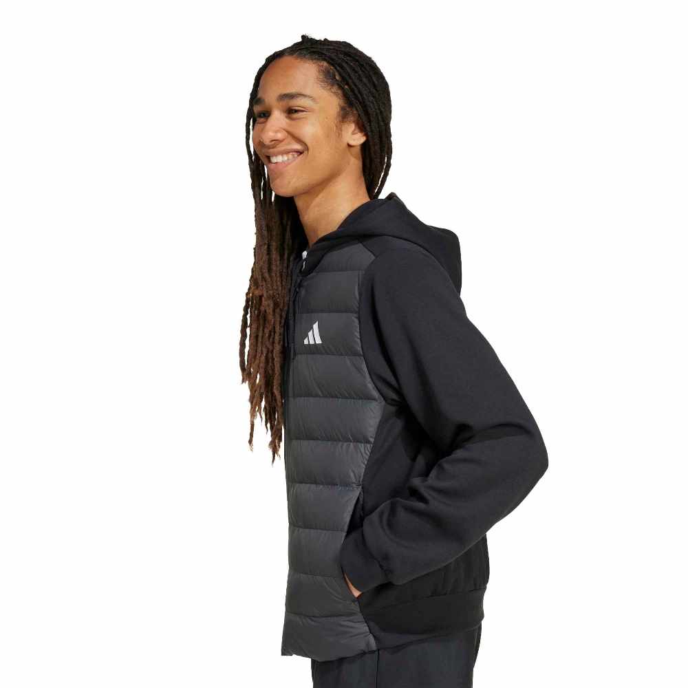 ADIDAS M ESSENTIALS CLIMAWARM HYBRID DOWN HOODED JACKET