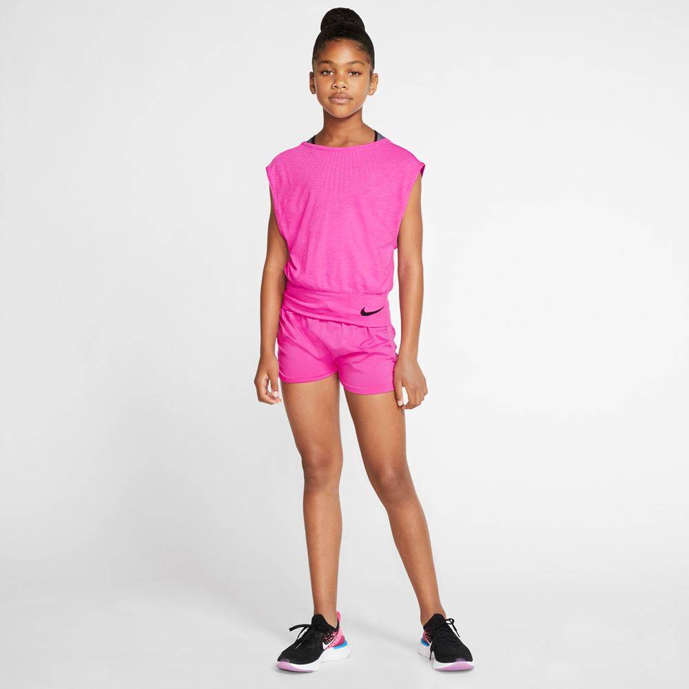NIKE GIRLS SEAMLESS REVERSIBLE TOP