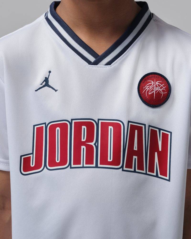 NIKE JORDAN LITTLE BOYS MJ SPORT JERSEY MESH SHORT SET