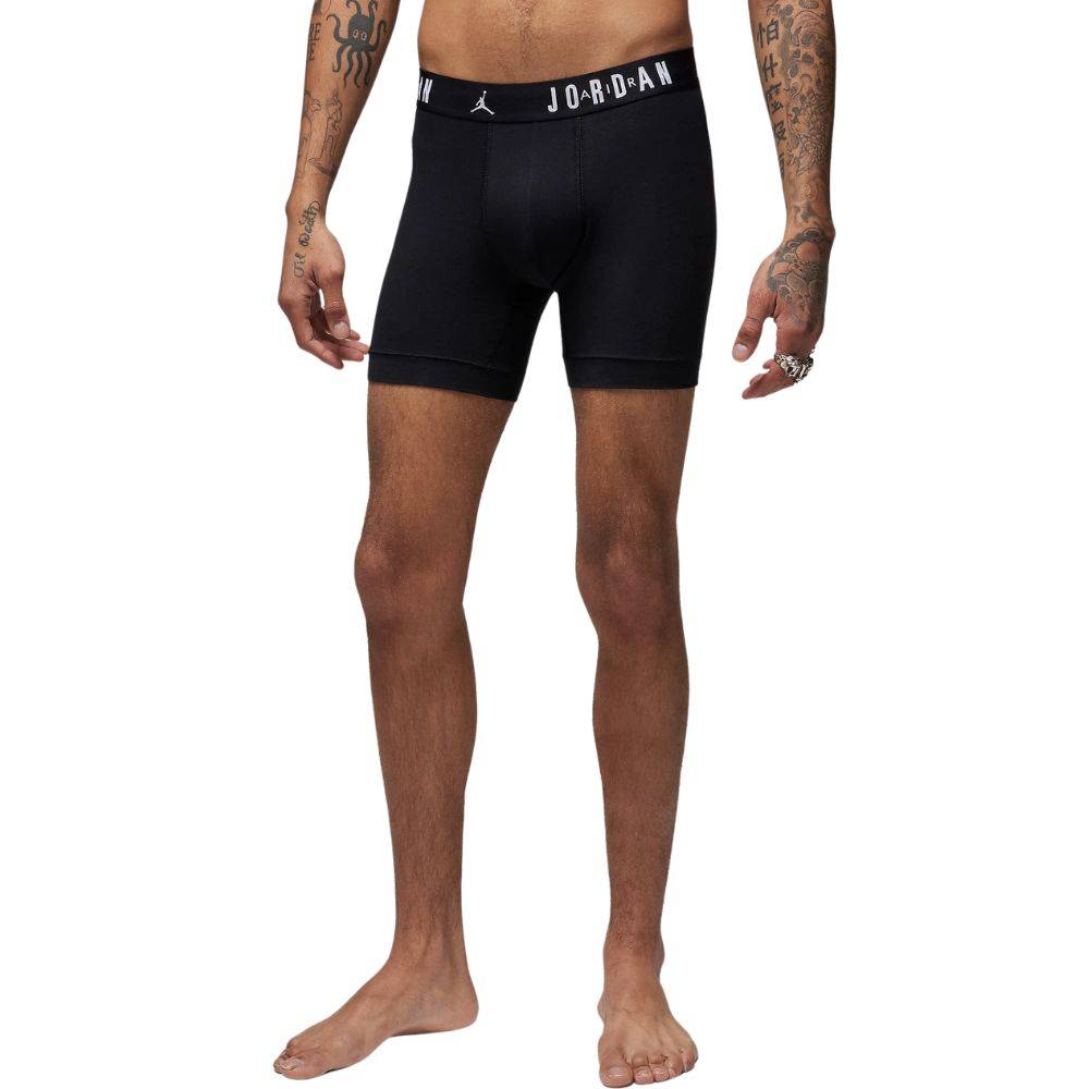 NIKE JORDAN MENS FLIGHT COTTON CORE 3PK BOXER BRIEFS