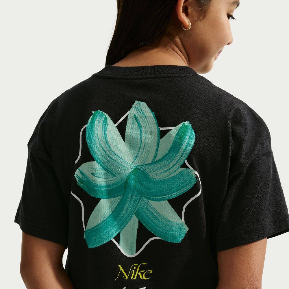 NIKE GIRLS NSW BOXY FLOWER TEE