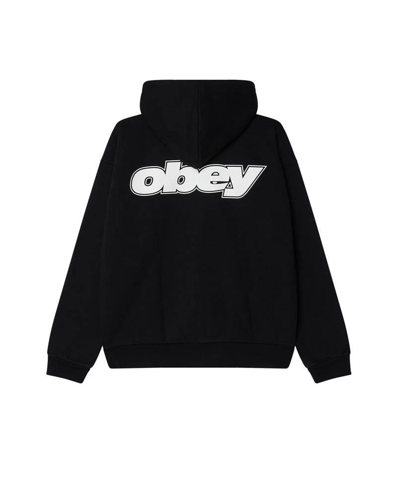 OBEY GAZE EXTRA HEAVY ZIP HOOD FLEECE