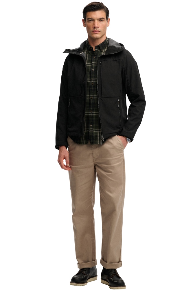 SUPERDRY HOODED SOFTSHELL TREKKER JACKET