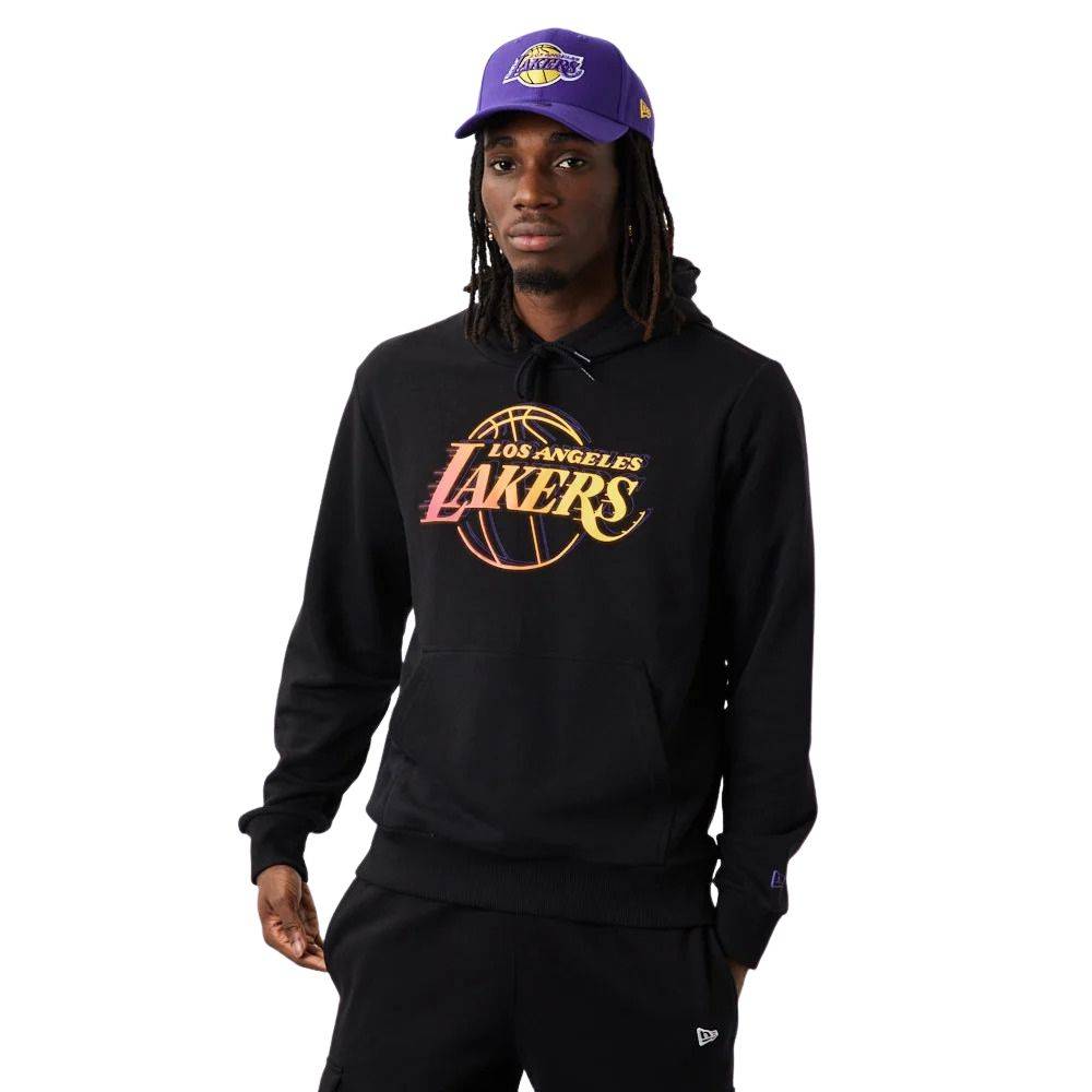 NEW ERA NBA LOS ANGELES LAKERS NEON FADE HOODIE