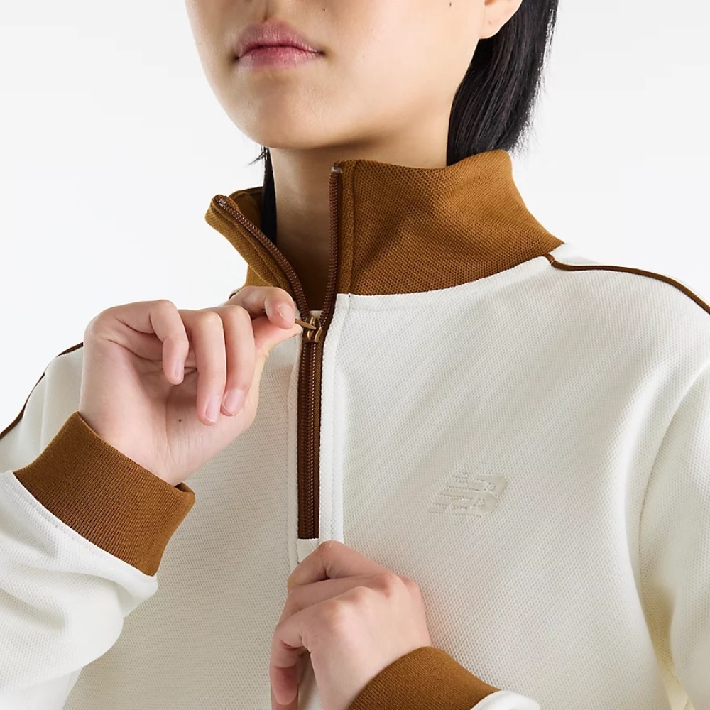 NEW BALANCE SPORT LEGACY PIQUE 1/4 ZIP