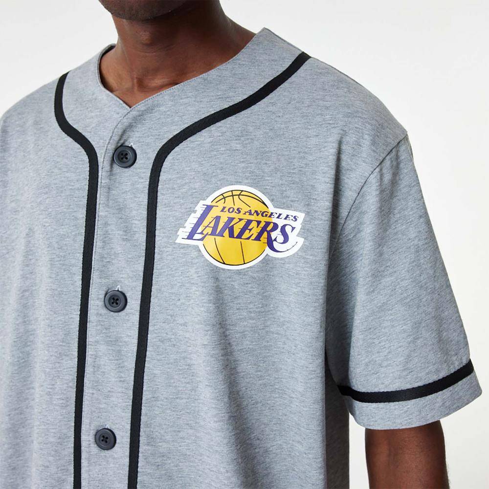 NEW ERA NBA LAKERS BASEBALL JERSEY