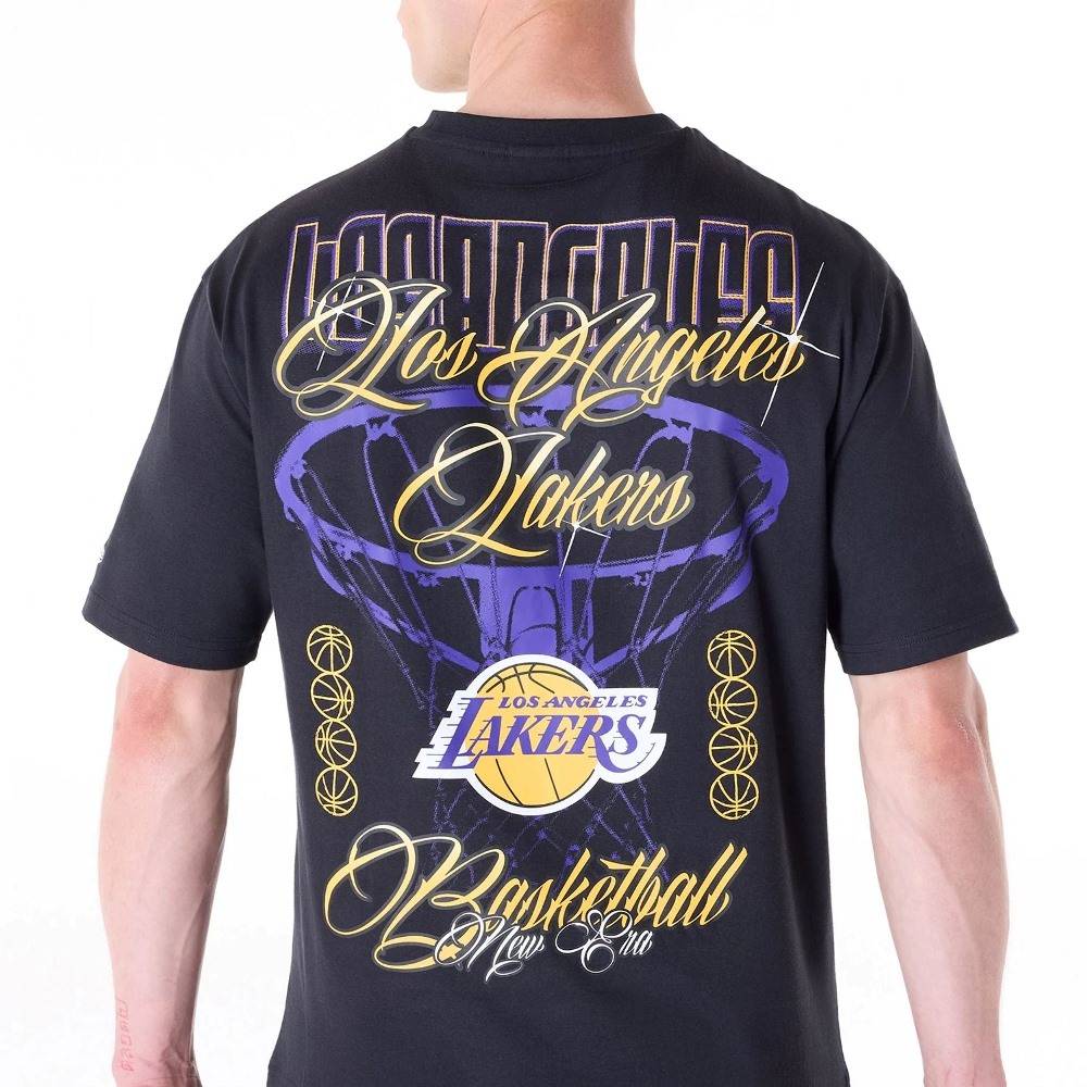 NEW ERA NBA FONT GRAPHC TEE LOS ANGELES LAKERS