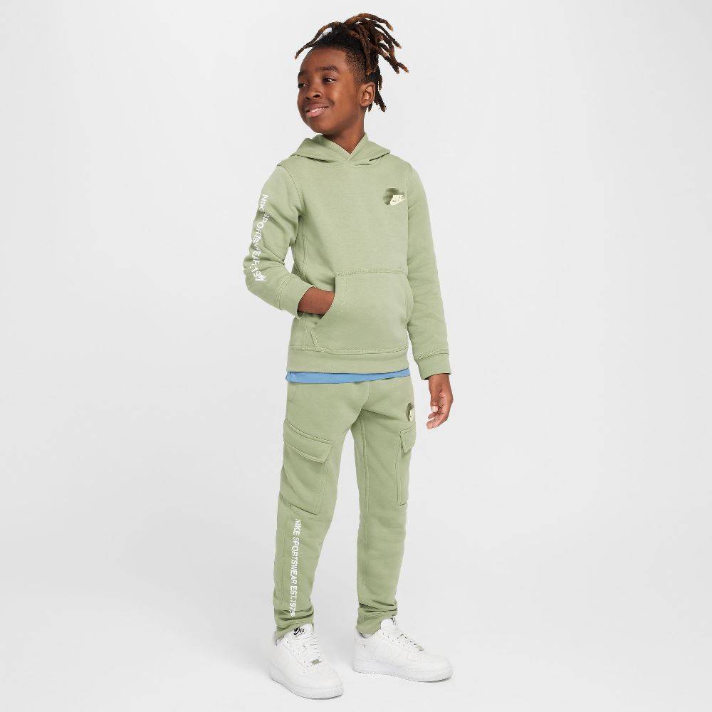 NIKE KIDS STANDARD ISSUE FLEECE PULLOVER HOODIE