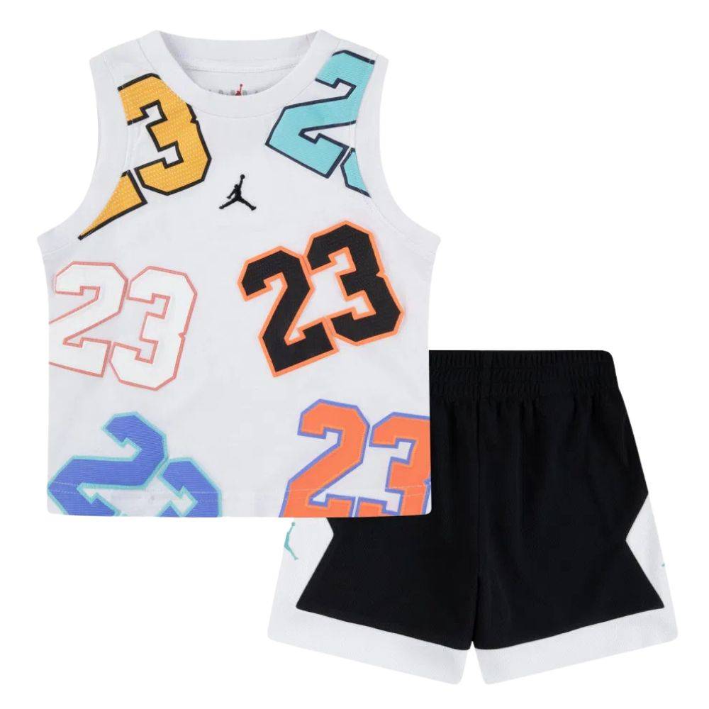 NIKE JORDAN LITTLE KIDS 23 MASHUP TANK MESH SHORT