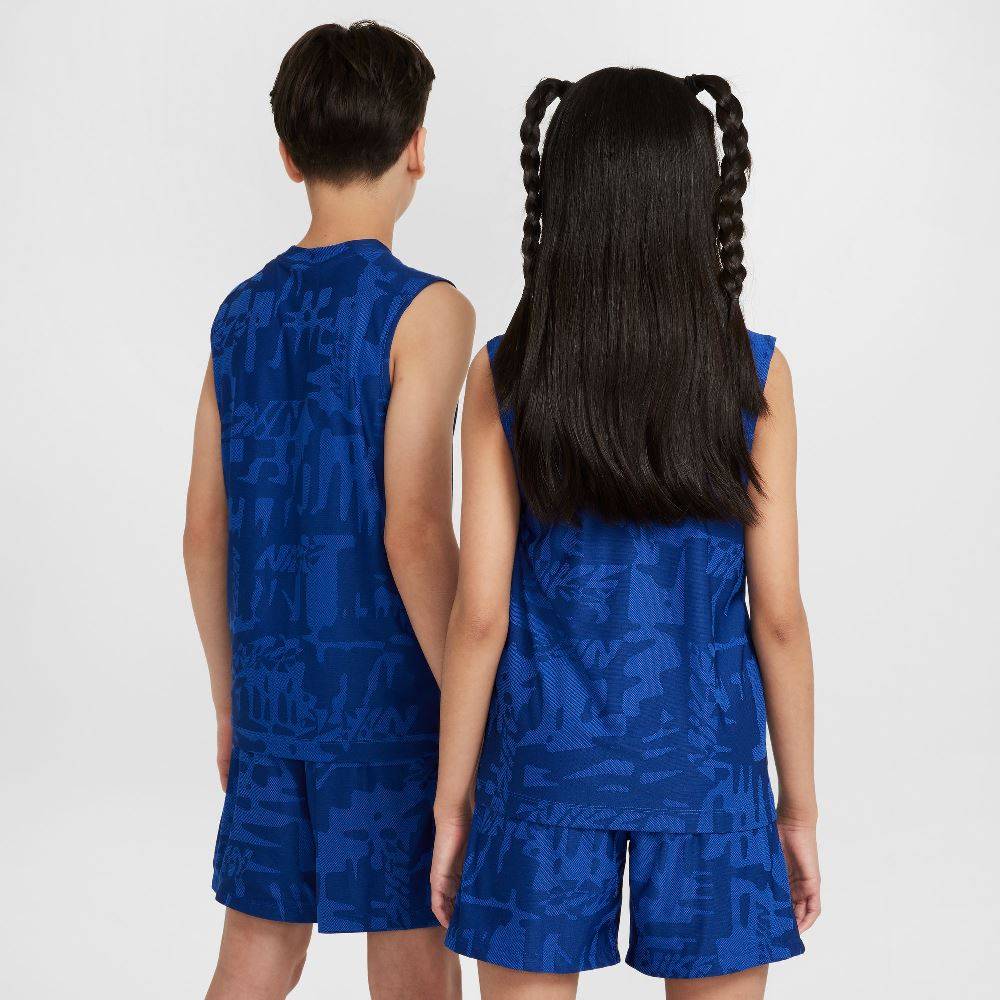 NIKE KIDS DF MULTI SLEEVELESS JAGUARD TEE