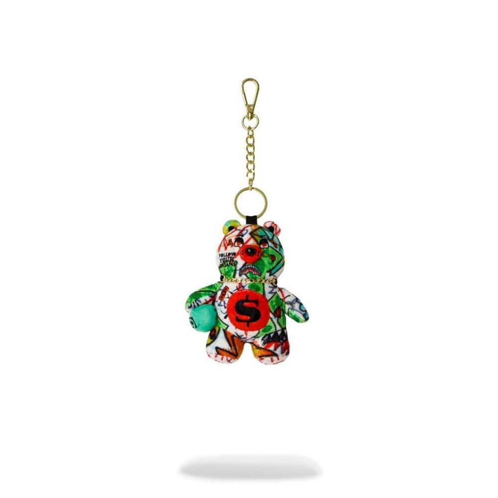 SPRAYGROUND DOODLE BEAR KEYCHAIN