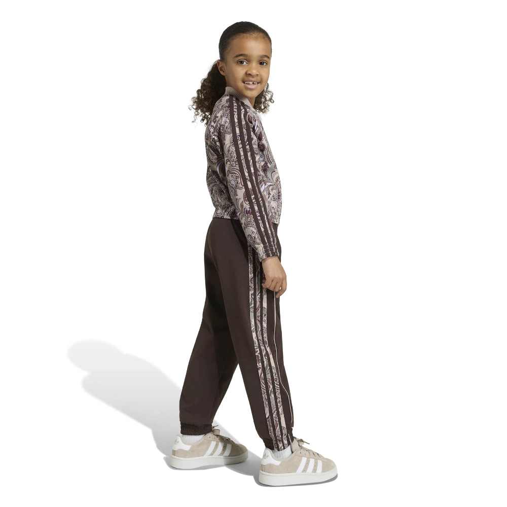 ADIDAS ORIGINALS LITTLE KIDS LIBERTY LONDON SST LOOSE SHORT TRACK SUIT SET