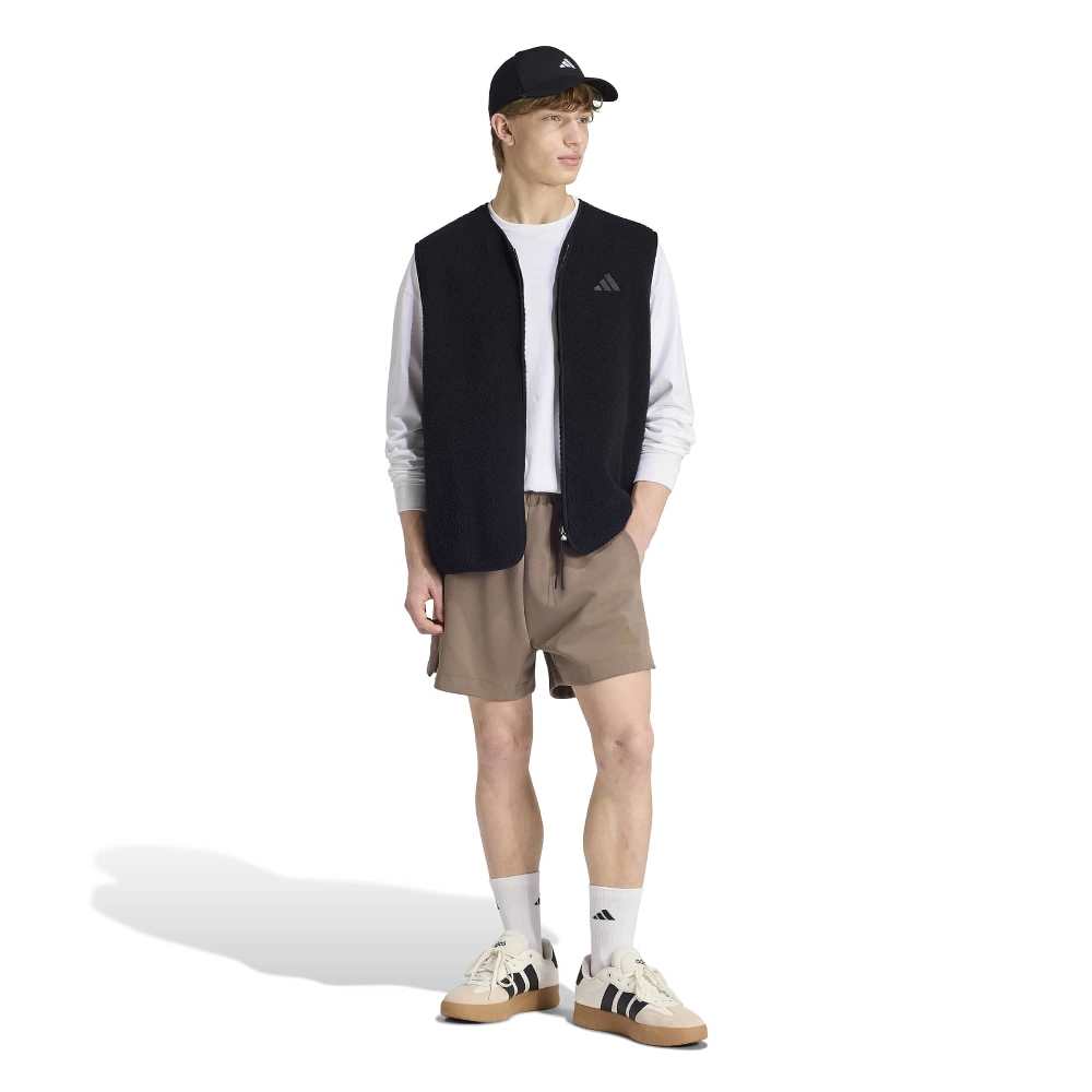 ADIDAS M CITY TECH 3 STRIPES HIGH PILE FLEECE VEST