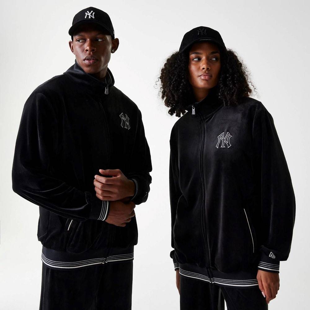 NEW ERA MLB VELOUR TRCK TOP NEW YORK YANKEES