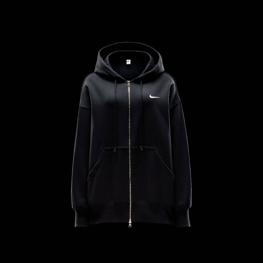 NIKE WOMENS PHOENIX FLEECE FULL-ZIP HOODIE