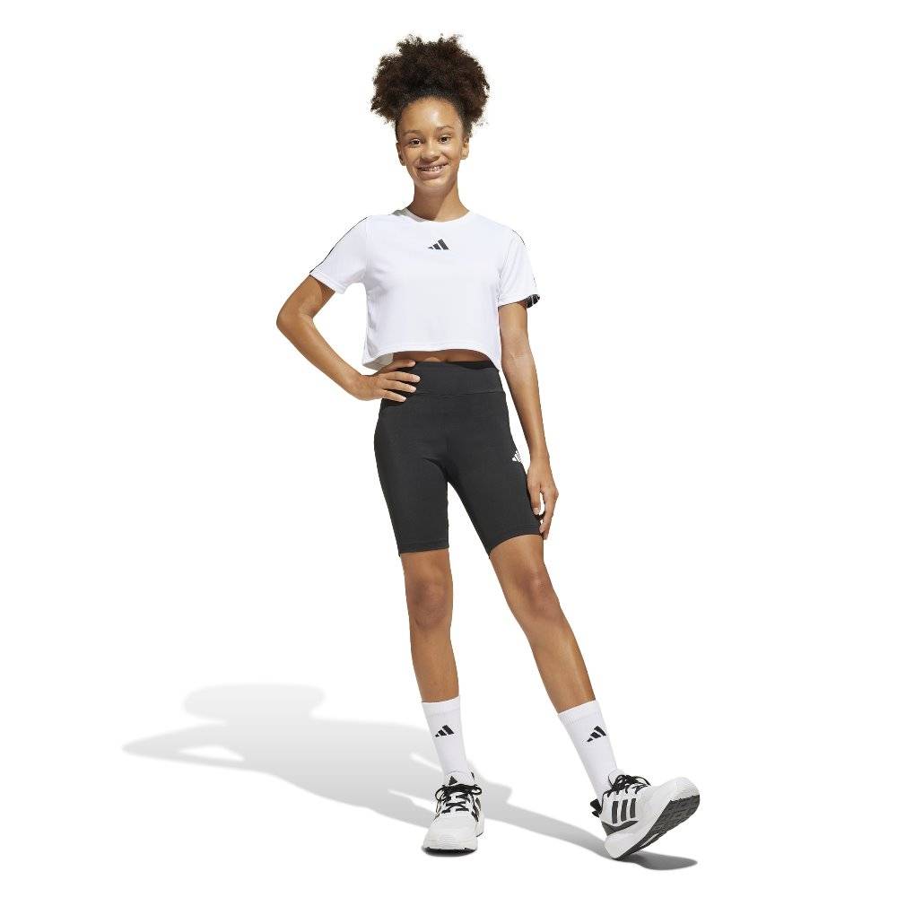 ADIDAS GIRLS TRAIN ESSENTIALS 3-STIPES T-SHIRT SET